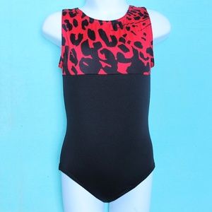 NWT Gymnastics leotard Girls sz 8 Bounce Brand